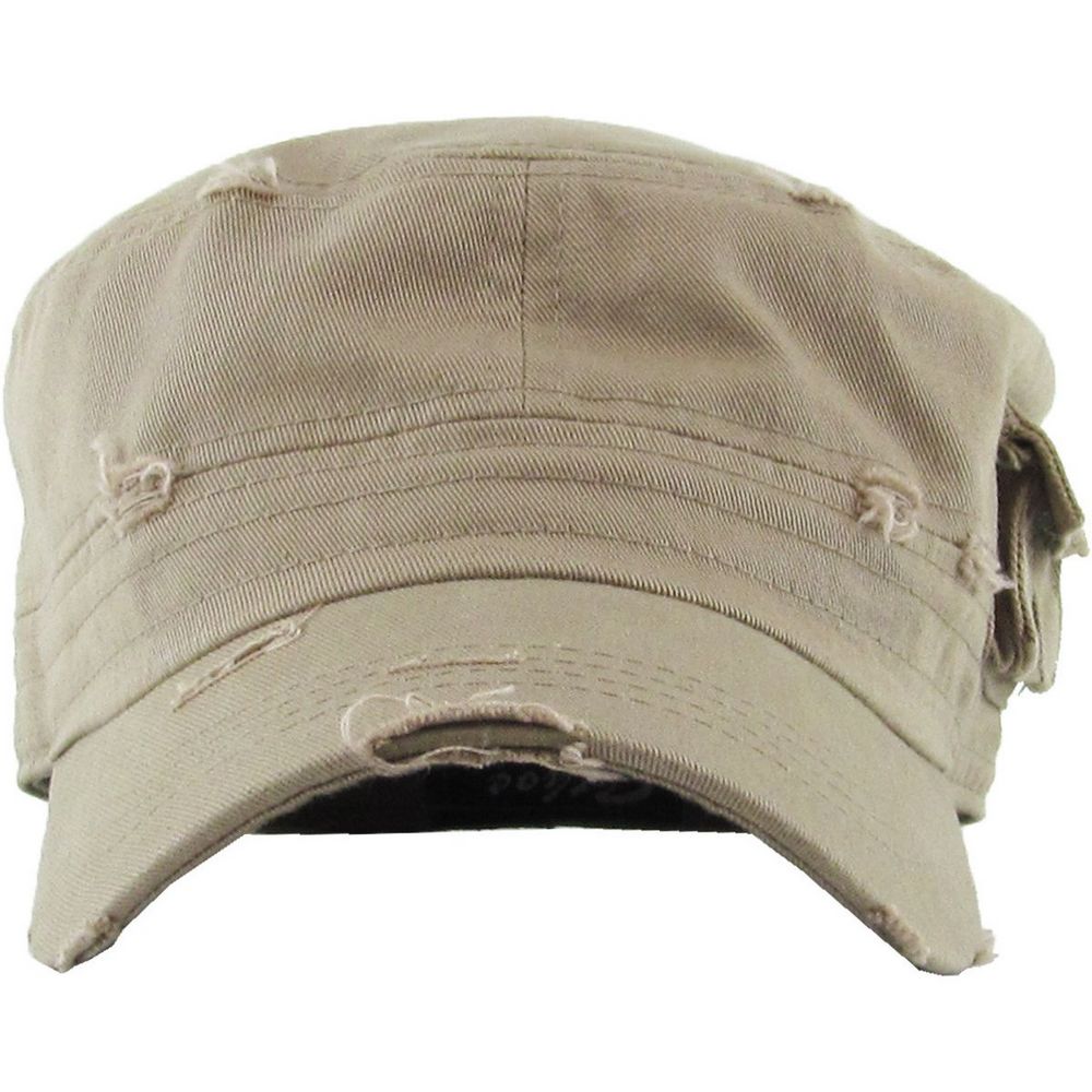 Ethos Army Cadet Cap in 100% Cotton Distressed - 4 COLORS - Army Cap from Ethos at The Prince Webshop