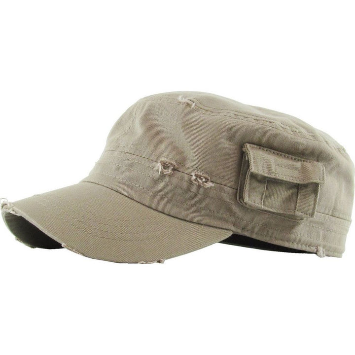 Ethos Army Cadet Cap in 100% Cotton Distressed - 4 COLORS - Army Cap from Ethos at The Prince Webshop