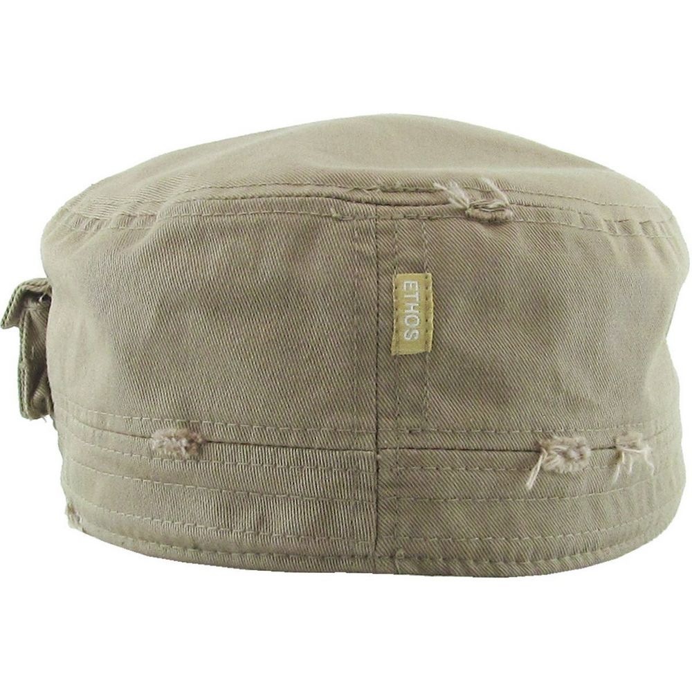 Ethos Army Cadet Cap in 100% Cotton Distressed - 4 COLORS - Army Cap from Ethos at The Prince Webshop