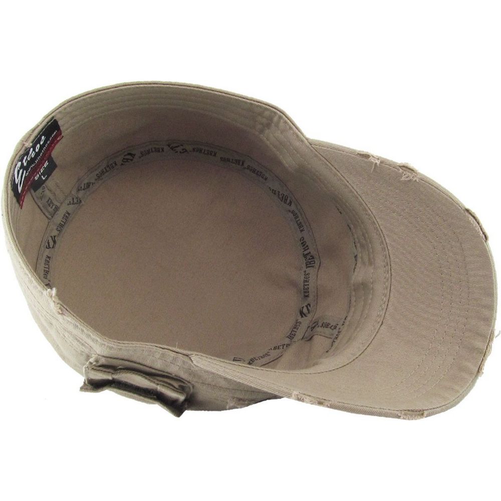 Ethos Army Cadet Cap in 100% Cotton Distressed - 4 COLORS - Army Cap from Ethos at The Prince Webshop