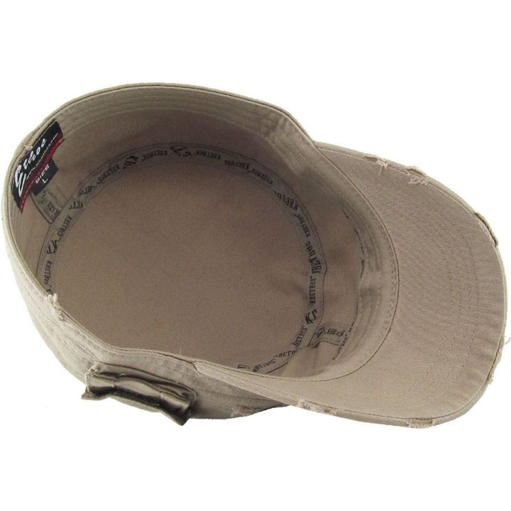 Ethos Army Cadet Cap in 100% Cotton Distressed - 4 COLORS - Army Cap from Ethos at The Prince Webshop