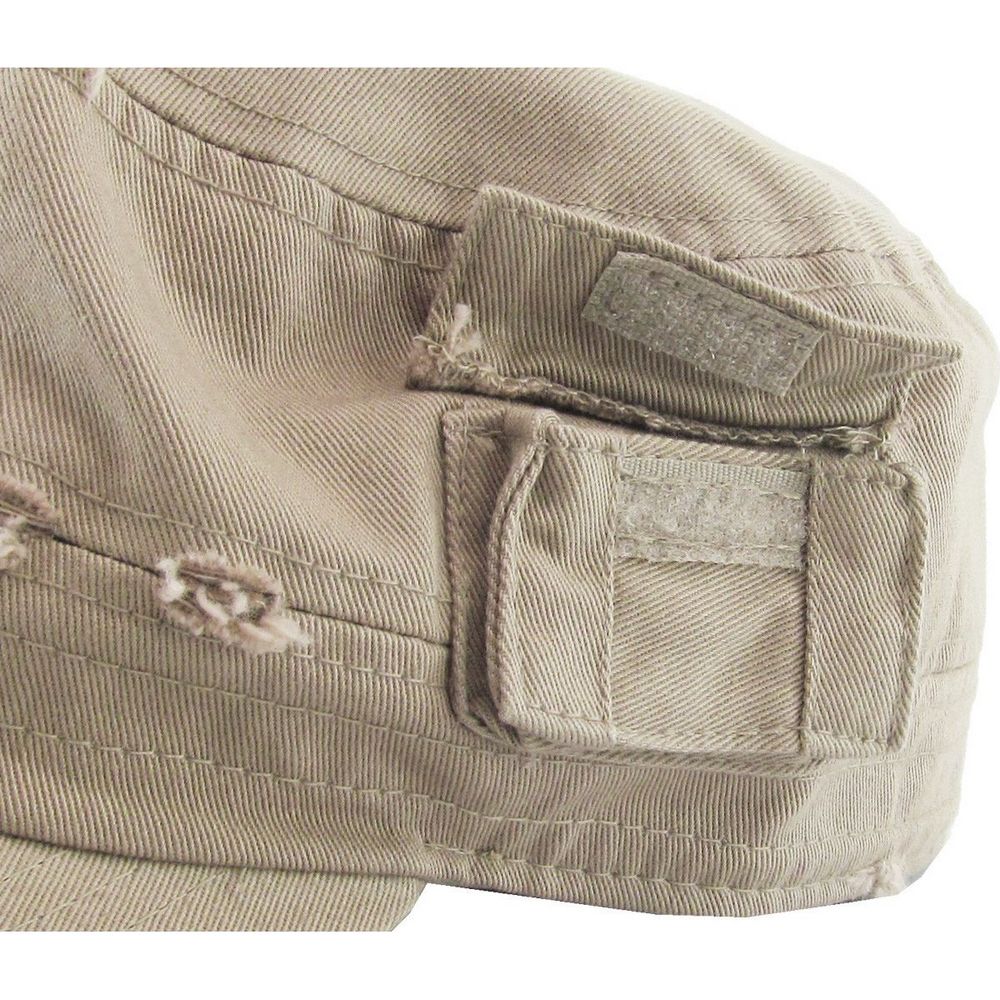 Ethos Army Cadet Cap in 100% Cotton Distressed - 4 COLORS - Army Cap from Ethos at The Prince Webshop