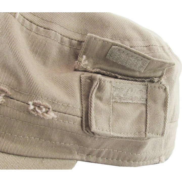 Ethos Army Cadet Cap in 100% Cotton Distressed - 4 COLORS - Army Cap from Ethos at The Prince Webshop