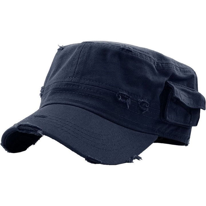 Ethos Army Cadet Cap in 100% Cotton Distressed - 4 COLORS - Army Cap from Ethos at The Prince Webshop