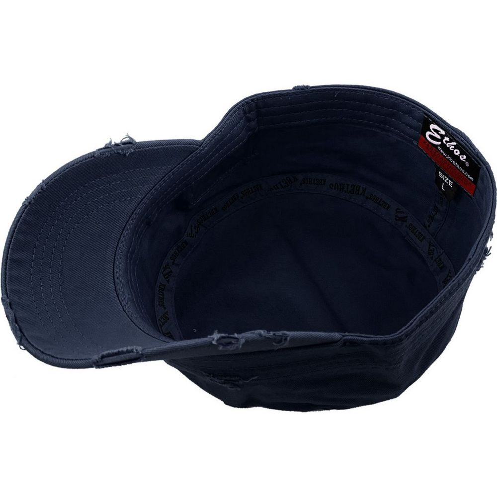 Ethos Army Cadet Cap in 100% Cotton Distressed - 4 COLORS - Army Cap from Ethos at The Prince Webshop