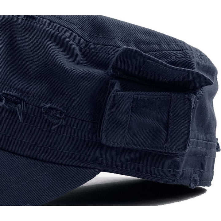 Ethos Army Cadet Cap in 100% Cotton Distressed - 4 COLORS - Army Cap from Ethos at The Prince Webshop