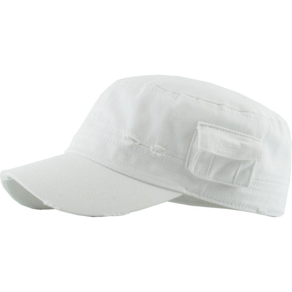 Ethos Army Cadet Cap in 100% Cotton Distressed - 4 COLORS - Army Cap from Ethos at The Prince Webshop
