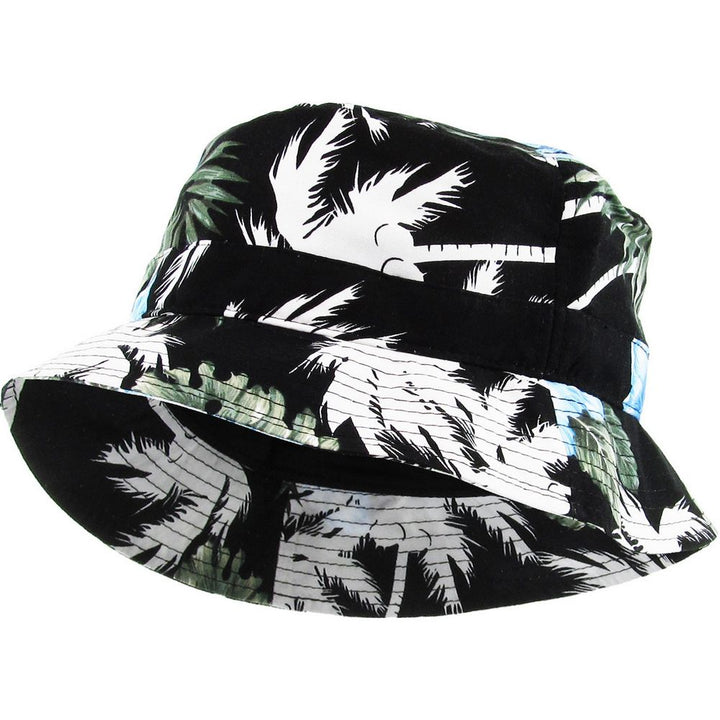 Ethos Floral Bucket Bully Hat - Black/Blue - Bucket Hat from Ethos at The Prince Webshop