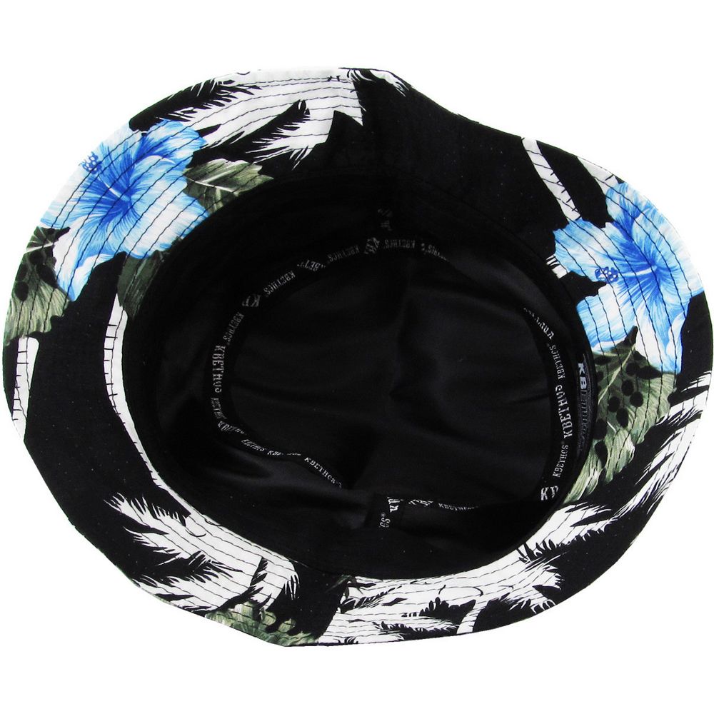 Ethos Floral Bucket Bully Hat - Black/Blue - Bucket Hat from Ethos at The Prince Webshop