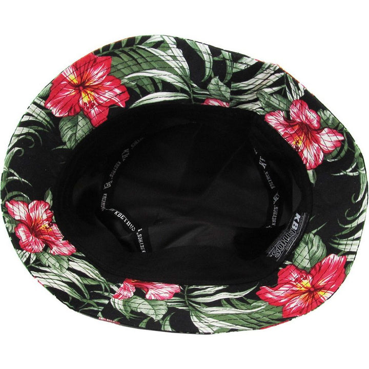 Ethos Floral Bucket Hat - Black/Green - Bucket Hat from Ethos at The Prince Webshop