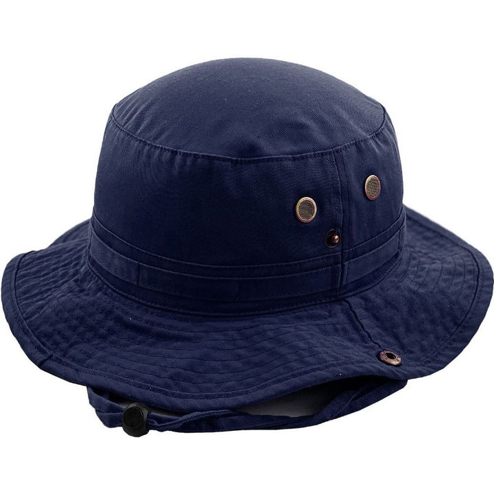 Ethos Boonie Safari Hat Mørkeblå - Bucket Hat fra Ethos hos The Prince Webshop