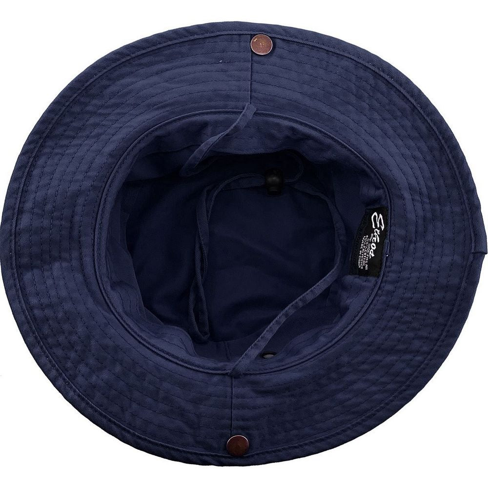 Ethos Boonie Safari Hat Mørkeblå - Bucket Hat fra Ethos hos The Prince Webshop