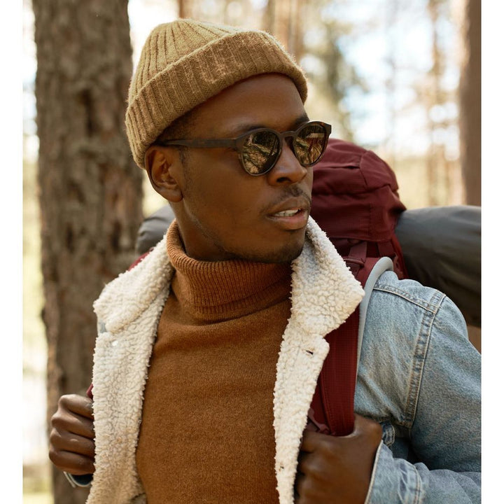 Ethos FISHERMAN BEANIE - BEIGE acrylic hat in classic fisherman style - Hat from Ethos at The Prince Webshop