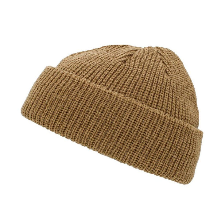 Ethos FISHERMAN BEANIE - BEIGE acrylic hat in classic fisherman style - Hat from Ethos at The Prince Webshop