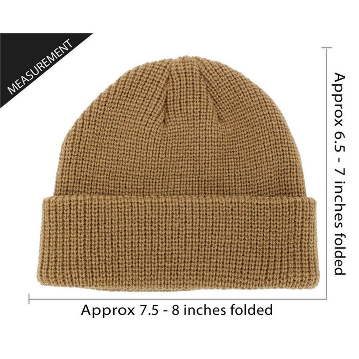 Ethos FISHERMAN BEANIE - BEIGE acrylic hat in classic fisherman style - Hat from Ethos at The Prince Webshop