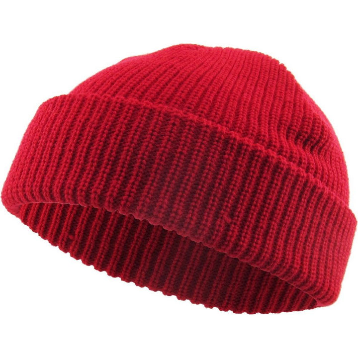 Ethos FISHERMAN BEANIE - RED acrylic hat in classic fisherman style - Hat from Ethos at The Prince Webshop