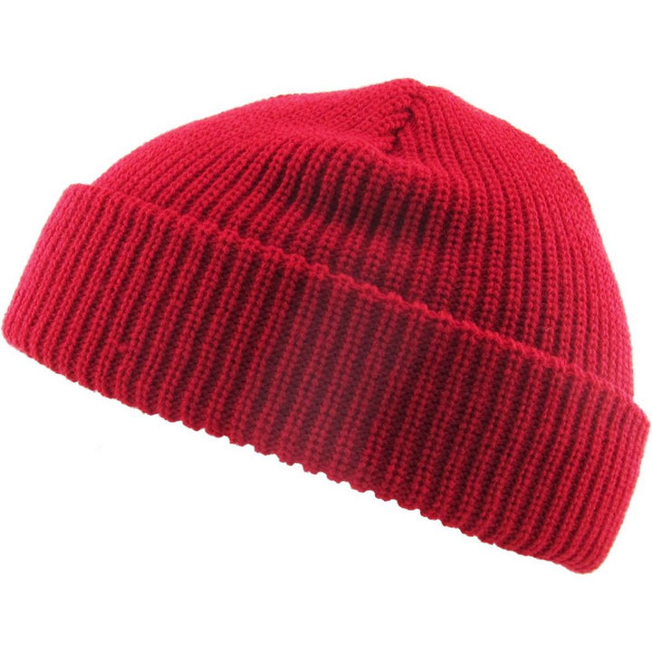Ethos FISHERMAN BEANIE - RED acrylic hat in classic fisherman style - Hat from Ethos at The Prince Webshop