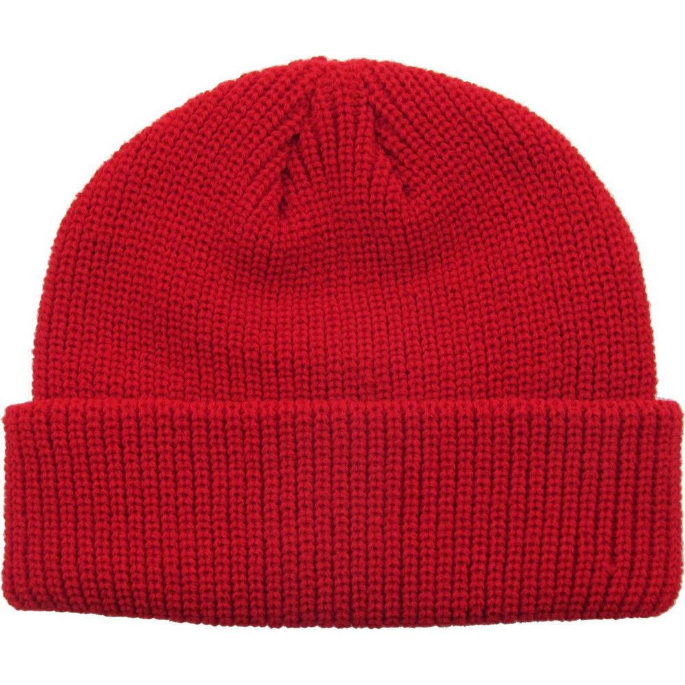 Ethos FISHERMAN BEANIE - RED acrylic hat in classic fisherman style - Hat from Ethos at The Prince Webshop