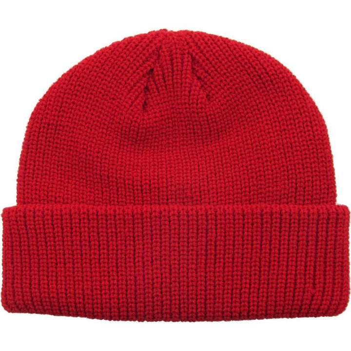 Ethos FISHERMAN BEANIE - RED acrylic hat in classic fisherman style - Hat from Ethos at The Prince Webshop