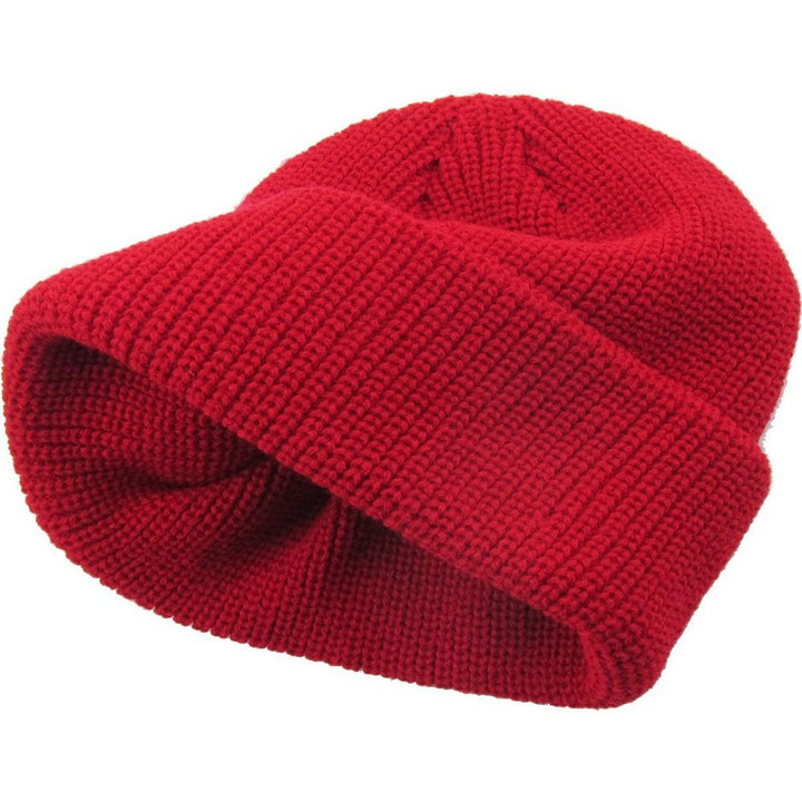 Ethos FISHERMAN BEANIE - RED acrylic hat in classic fisherman style - Hat from Ethos at The Prince Webshop