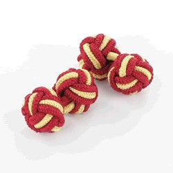 Cufflinks DuoC Red & Yellow - Cufflinks from Onyx Art of London at The Prince Webshop