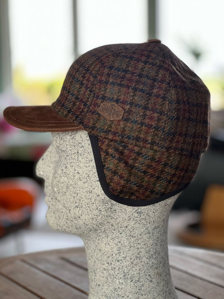 MJM Baseball Cap 100% Eco Merino Wool Tern med Øreflapper - Baseball Cap fra MJM Hats hos The Prince Webshop