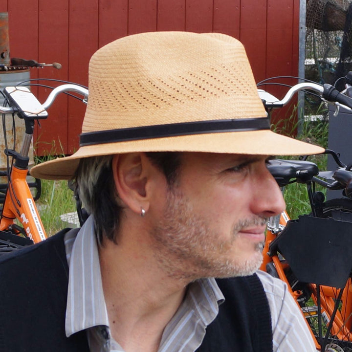 MJM Biolo Panama Hat - Straw hat Biscotto - Hat from MJM Hats at The Prince Webshop