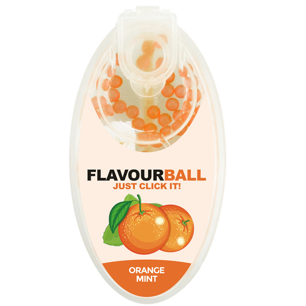 100 pcs Cool Orange Mint Flavor Balls in Pod - Aroma Balls from FLAVOR BALLS at The Prince Webshop