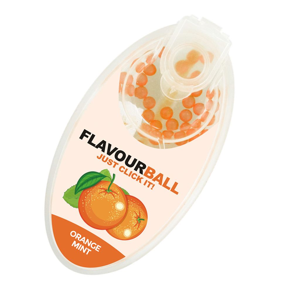 100 pcs Cool Orange Mint Flavor Balls in Pod - Aroma Balls from FLAVOR BALLS at The Prince Webshop
