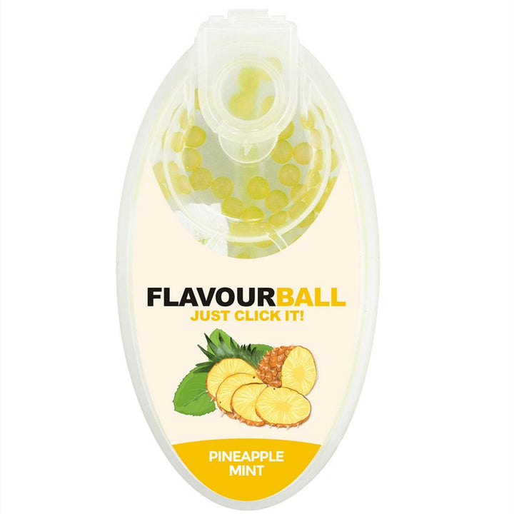 100 stk Cool Pineapple Mint Flavour Balls i Pod - Aroma Kugler fra FLAVOUR BALLS hos The Prince Webshop
