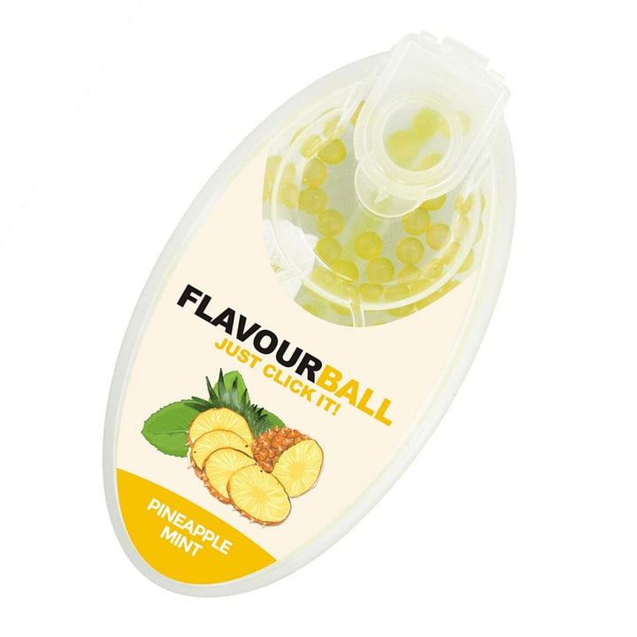 100 stk Cool Pineapple Mint Flavour Balls i Pod - Aroma Kugler fra FLAVOUR BALLS hos The Prince Webshop
