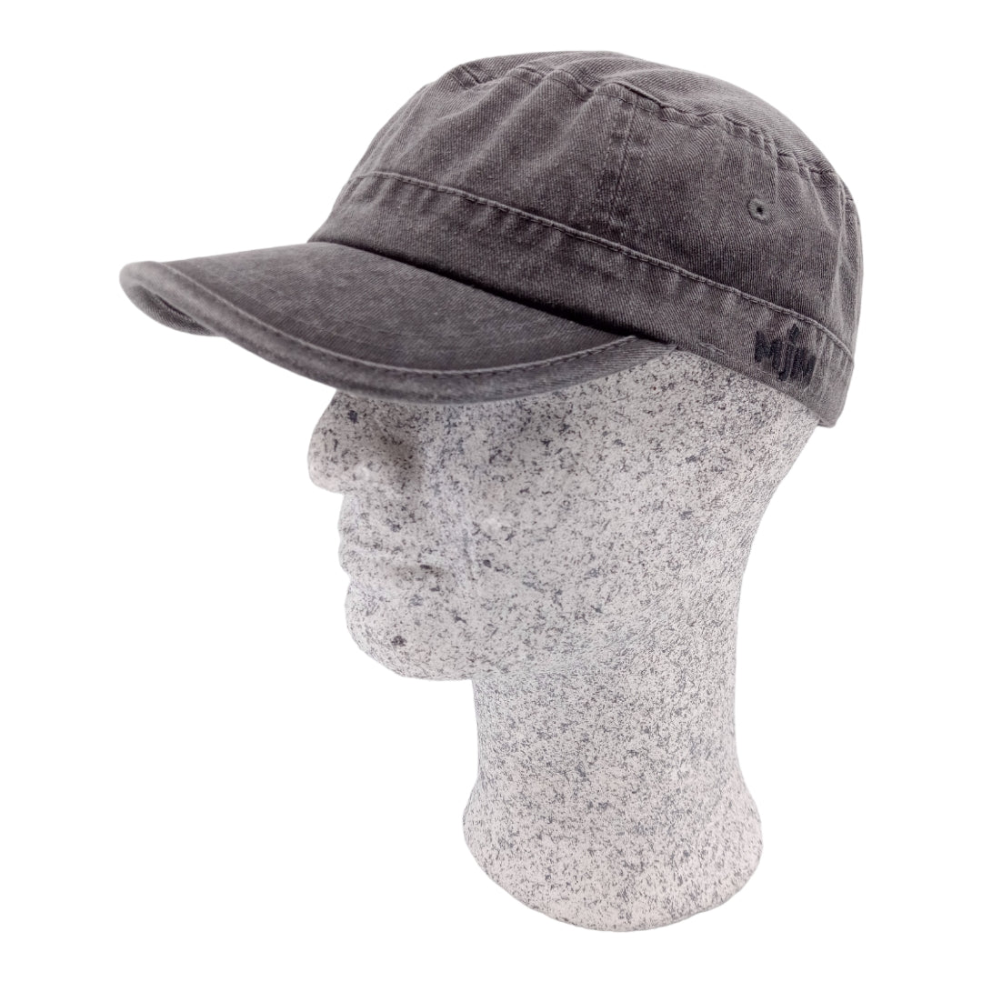 MJM CUBA Army Cap Dyed Cotton Twill - Sort - Army Cap fra MJM Hats hos The Prince Webshop
