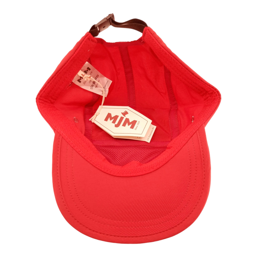 MJM Superlight Baseball Cap UPF 50+ Red - Baseball Cap from MJM Hats at The Prince Webshop