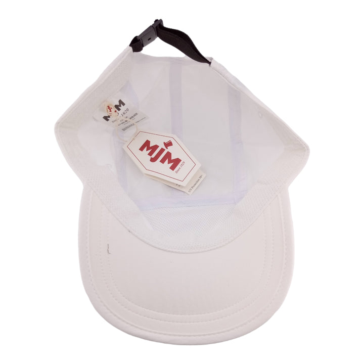MJM Superlight Baseball Cap UPF 50+ White - Baseball Cap from MJM Hats at The Prince Webshop