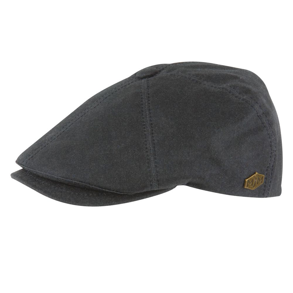 MJM Rebel Sixpence -  100% Virgin Wool - Vandtæt Navy Sixpence - S (56 cm) - Flat Cap fra MJM Hats hos The Prince Webshop