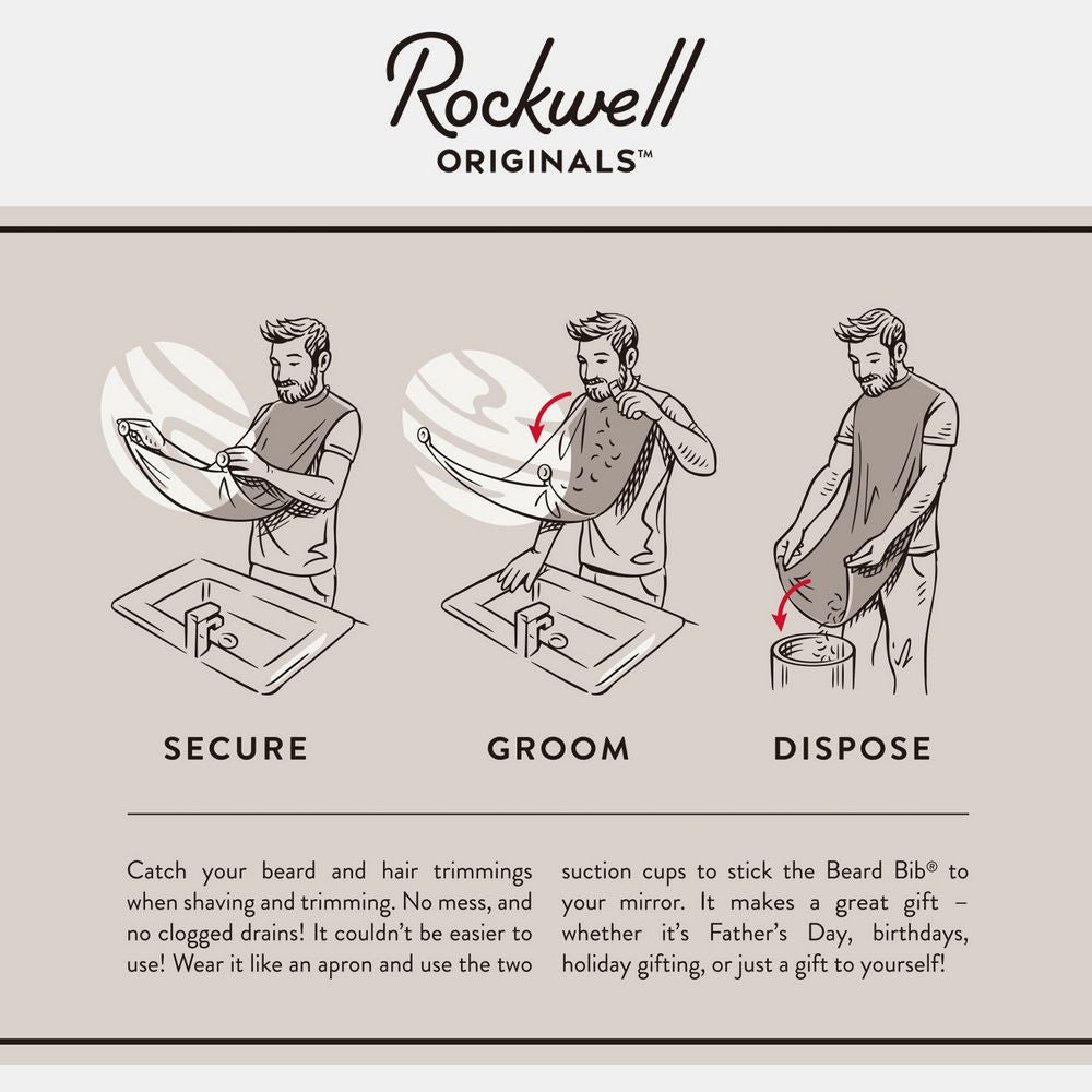 Rockwell Beard Shaving Apron - Combs & Brushes from Rockwell Razors Co. at The Prince Webshop