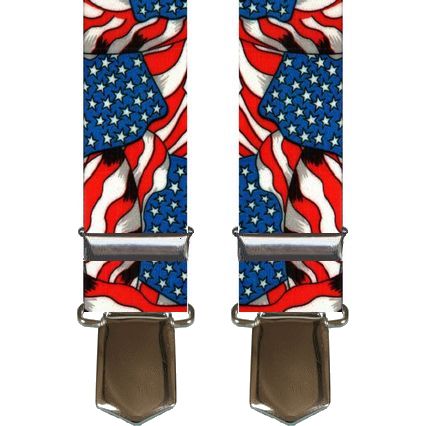 Wide Stars & Stripes Braces - Braces from SCANBELT Shooster at The Prince Webshop
