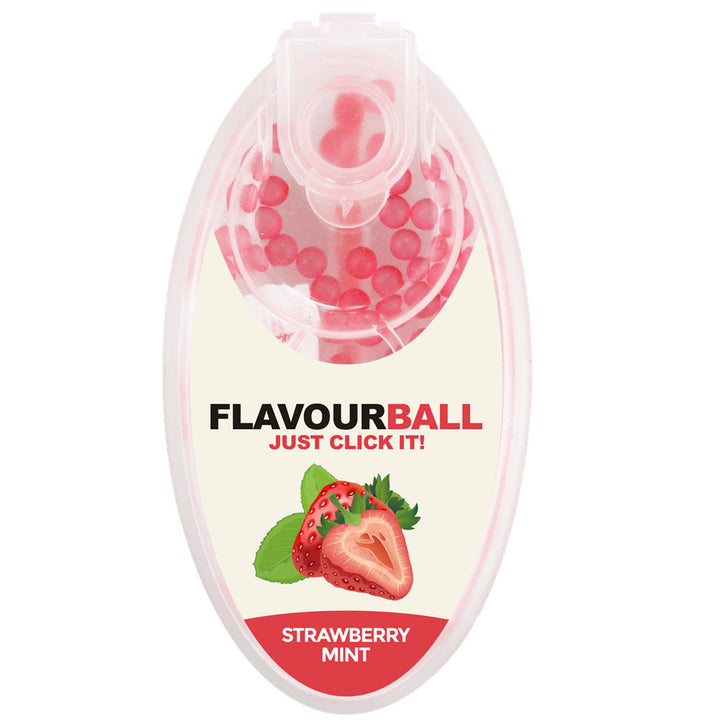 100 pcs Cool Strawberry Mint Flavor Balls in Pod - Aroma Balls from FLAVOR BALLS at The Prince Webshop