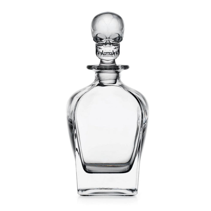Skullary Whiskey Decanter - Glass Decanter with Death's Head - Whiskey Decanter from Godinger USA at The Prince Webshop