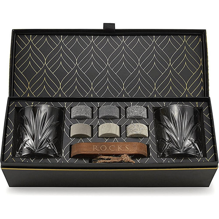 The Connoisseurs Set Palm Whiskey Glass Edition in Gift Box - Whiskey Glass from R.O.C.K.S at The Prince Webshop