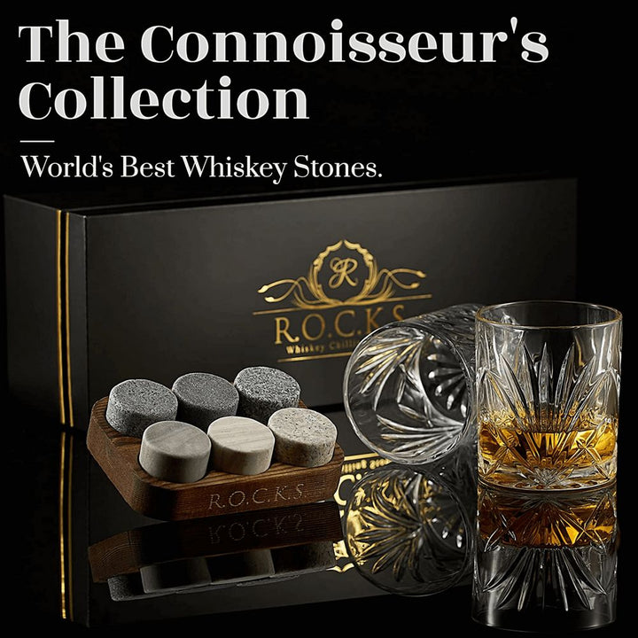 The Connoisseurs Set Palm Whiskey Glass Edition in Gift Box - Whiskey Glass from R.O.C.K.S at The Prince Webshop
