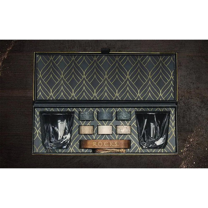 The Connoisseurs Set Twist Whiskey Glass Edition in Gift Box - Whiskey Glass from R.O.C.K.S at The Prince Webshop