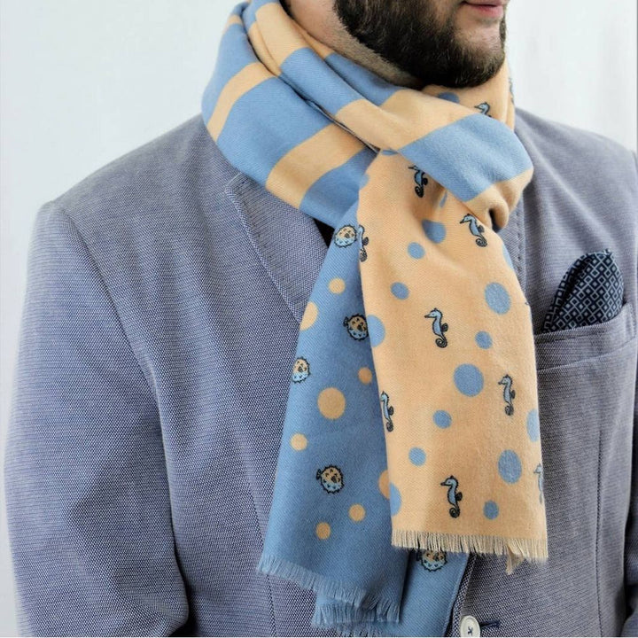 Scarf Designers Scarf - Tank Mates - Scarf from Scarf Designers Berlin at The Prince Webshop