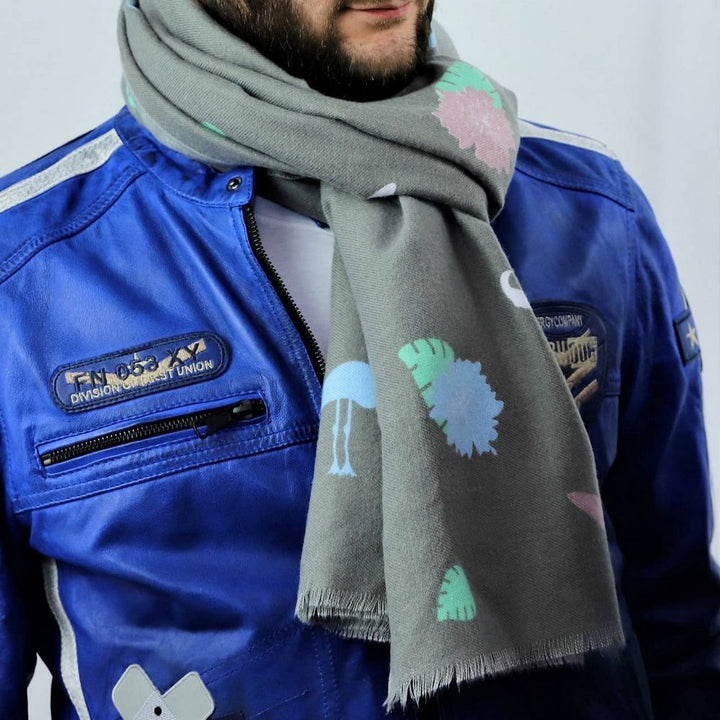 Scarf Designers Scarf - Flamingo Gray - Scarf from Scarf Designers Berlin at The Prince Webshop