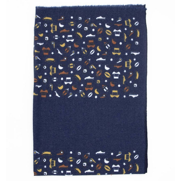 Scarf Designers Scarf - Rugby Blue - Scarf from Scarf Designers Berlin at The Prince Webshop