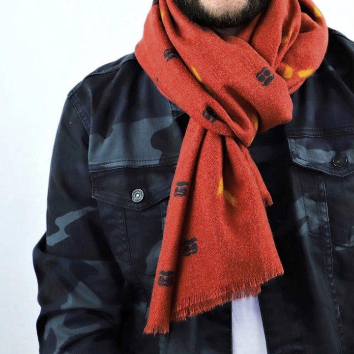 Scarf Designers Scarf - Pineapple Tropic Red - Scarf from Scarf Designers Berlin at The Prince Webshop