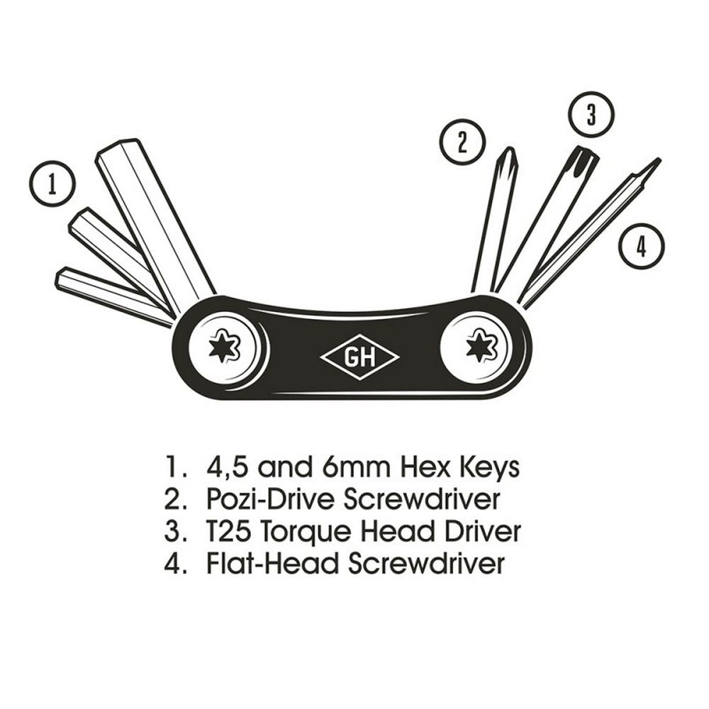 Bicycle Pocket Tool in Metal Gift Box - Fun Gift from Gentlemen's Hardware at The Prince Webshop