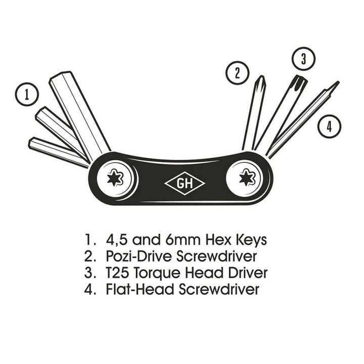 Bicycle Pocket Tool in Metal Gift Box - Fun Gift from Gentlemen's Hardware at The Prince Webshop