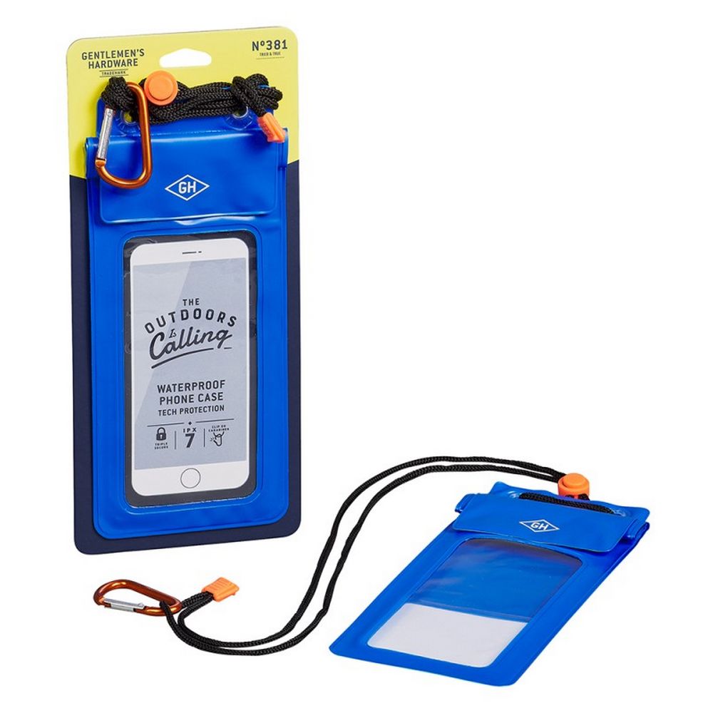 Waterproof Mobile Bag with Lanyard and Carabiner - Fun Gift from Gentlemen's Hardware at The Prince Webshop