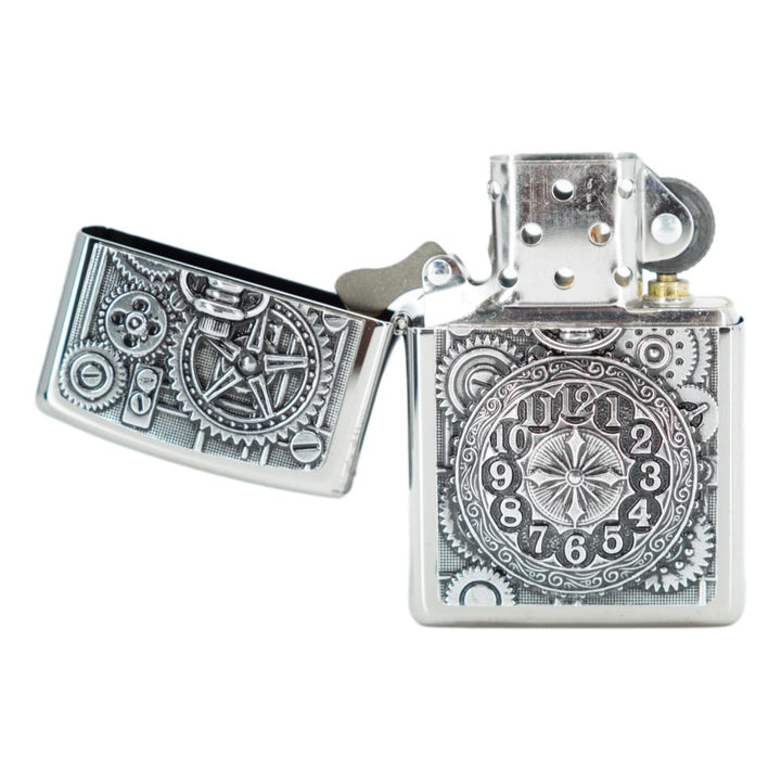 Zippo Lighter Pocket Watch Motif - Zippo Lighter from Zippo at The Prince Webshop